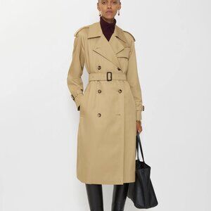 BURBERRY LONDON TRENCH COACH Kensington Water Proof Trench Coat BLUE LABEL 6-8